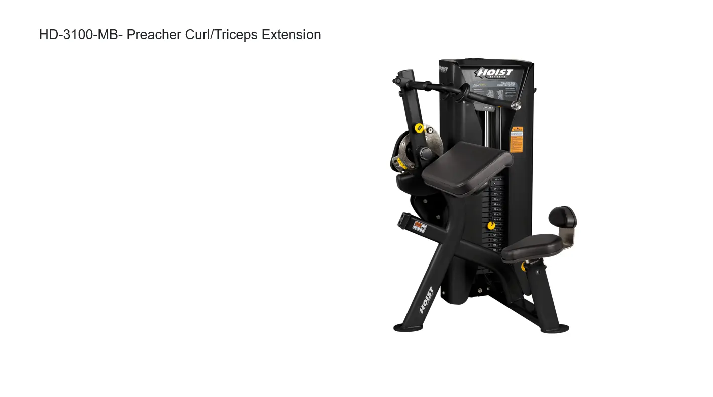 Preacher Curl / Triceps Extension — HD-3100-MB